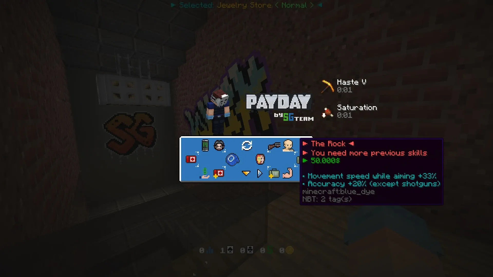SG Team's Payday, Карты, Minecraft