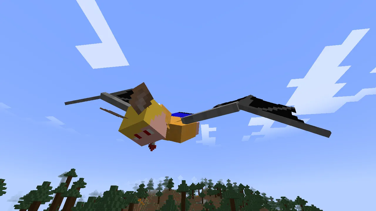 Animated Dragon Elytra — скриншот 1 (Текстуры, Minecraft)