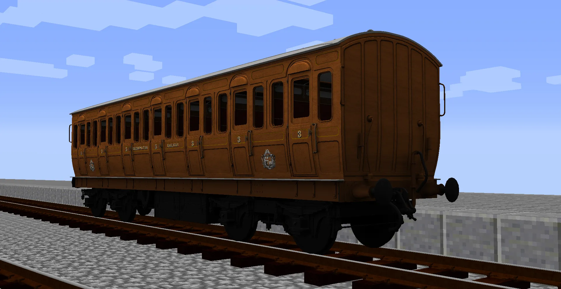 INNARDS' Metropolitan Railway Pack for Immersive Railroading — скриншот 4 (Текстуры, Minecraft)
