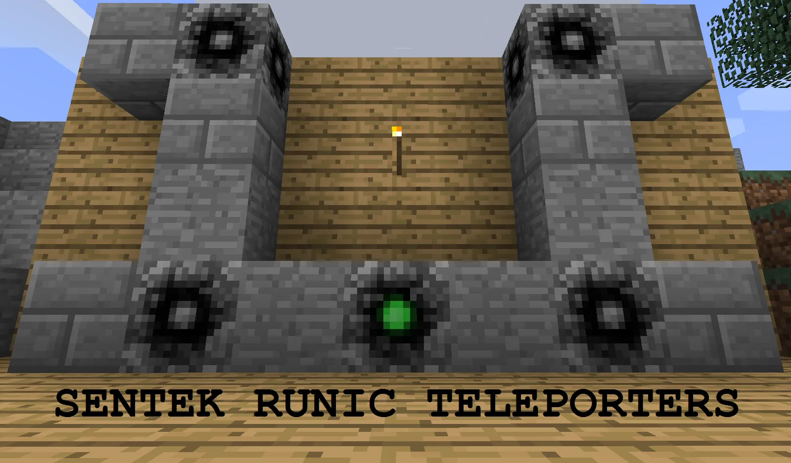 Sentek Runic Teleporters — скриншот 1 (Моды, Minecraft)