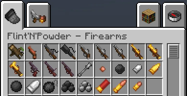 Flint'N'Powder — скриншот 3 (Моды, Minecraft)