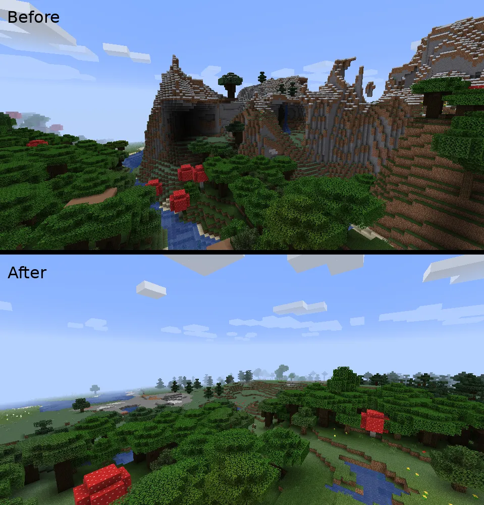 Semiflat, Моды, Minecraft