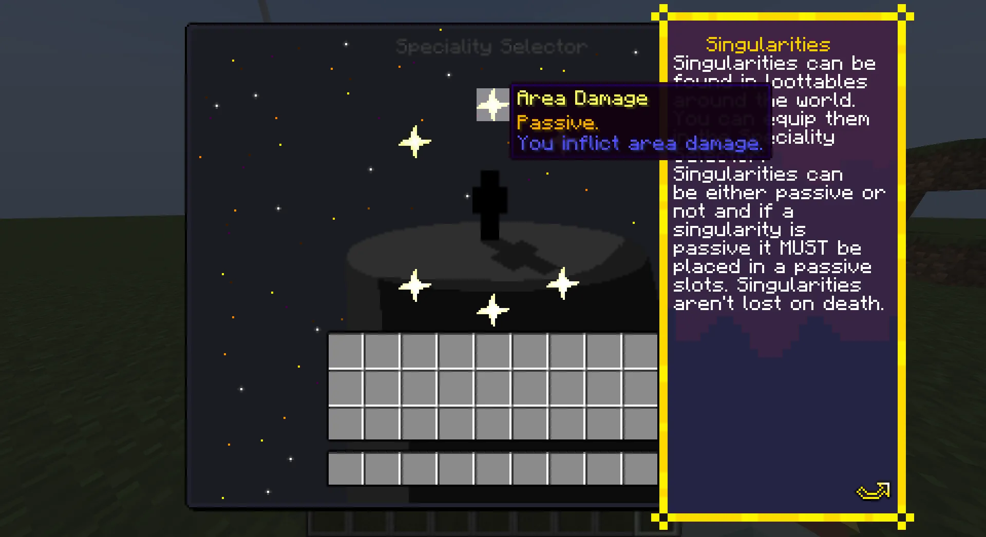 Speciality, Моды, Minecraft