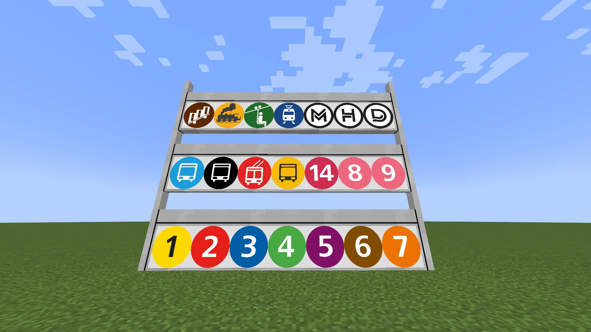 Budapest Urban Transport, Текстуры, Minecraft