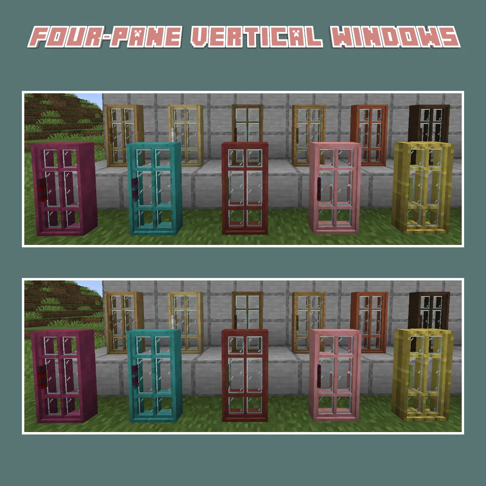 Aesthetic Windows, Моды, Minecraft