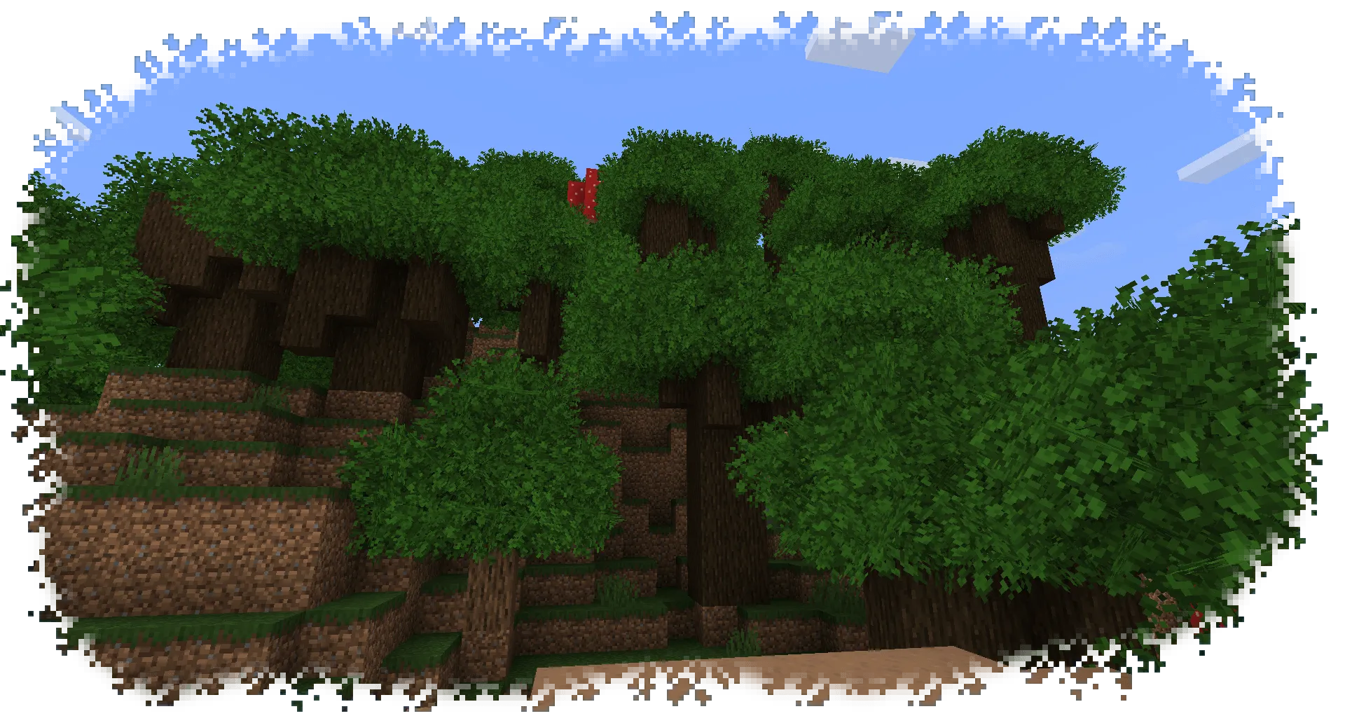 rainbow's foliage: polytone, Текстуры, Minecraft