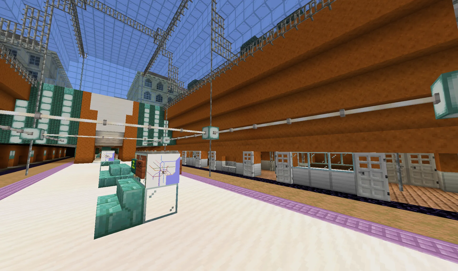 Sonja town interavtive subway map — скриншот 8 (Карты, Minecraft)