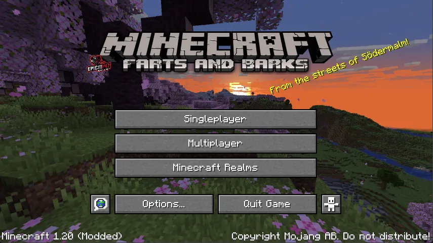 NG4L's Fart's&Bark's GUI — скриншот 1 (Текстуры, Minecraft)