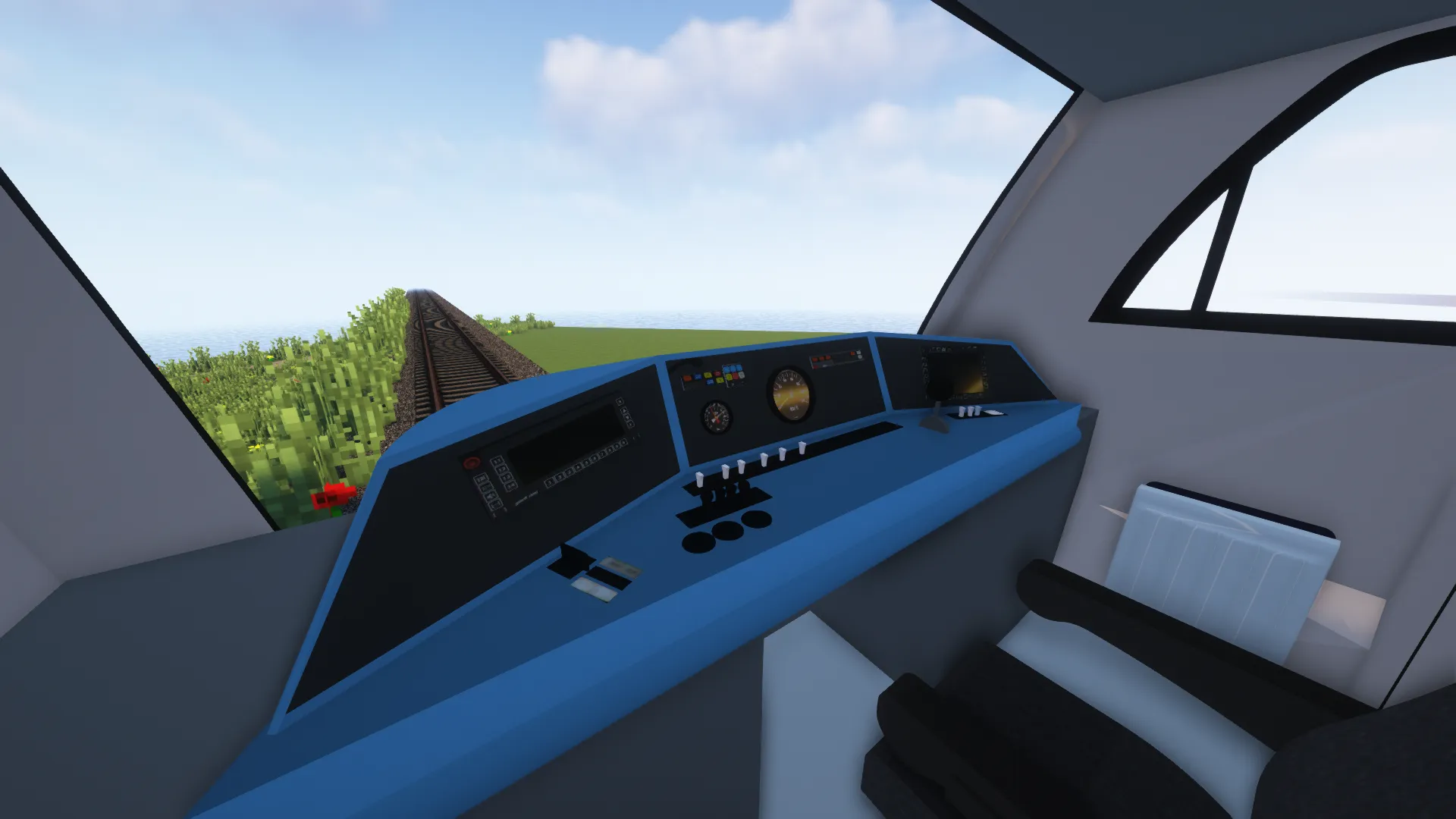 [IR/Immersive Railroading] DB BR 650/RS1 — скриншот 1 (Текстуры, Minecraft)