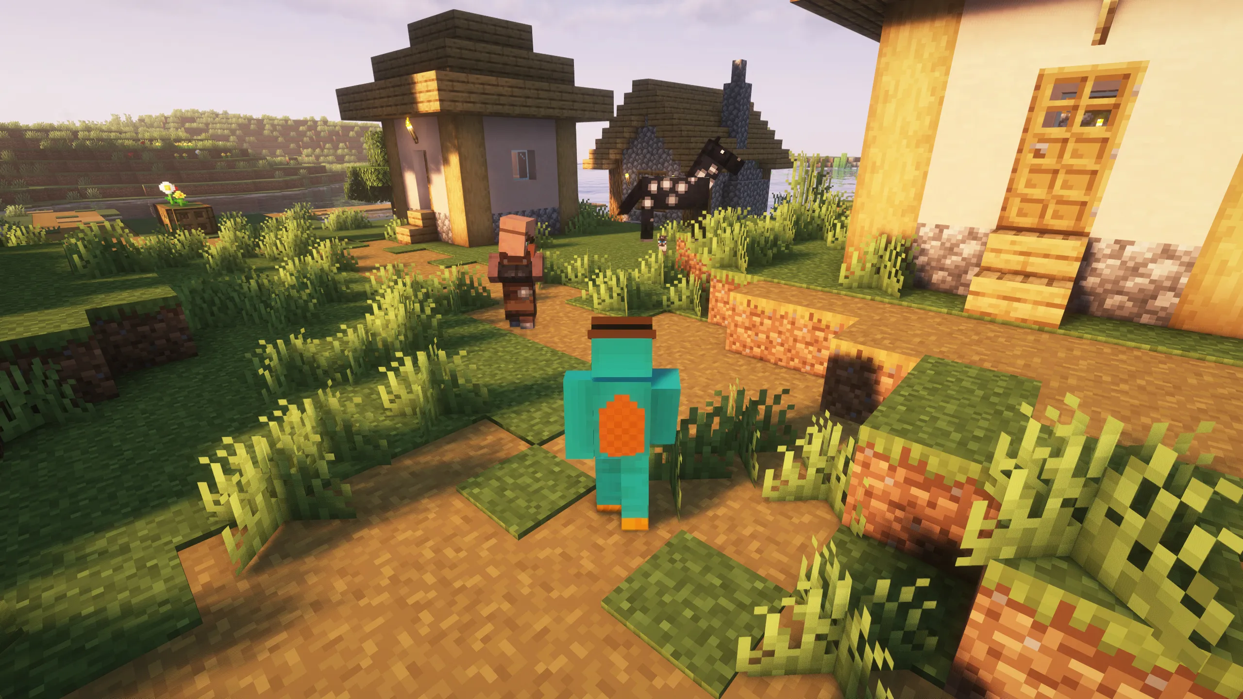 Simple Villager Follow — скриншот 4 (Моды, Minecraft)