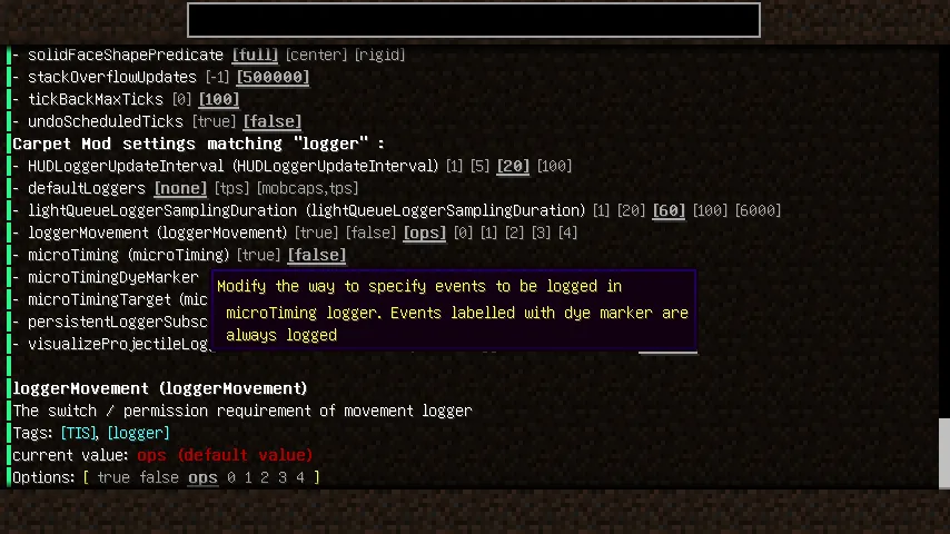 Permanent Chat Logs, Моды, Minecraft