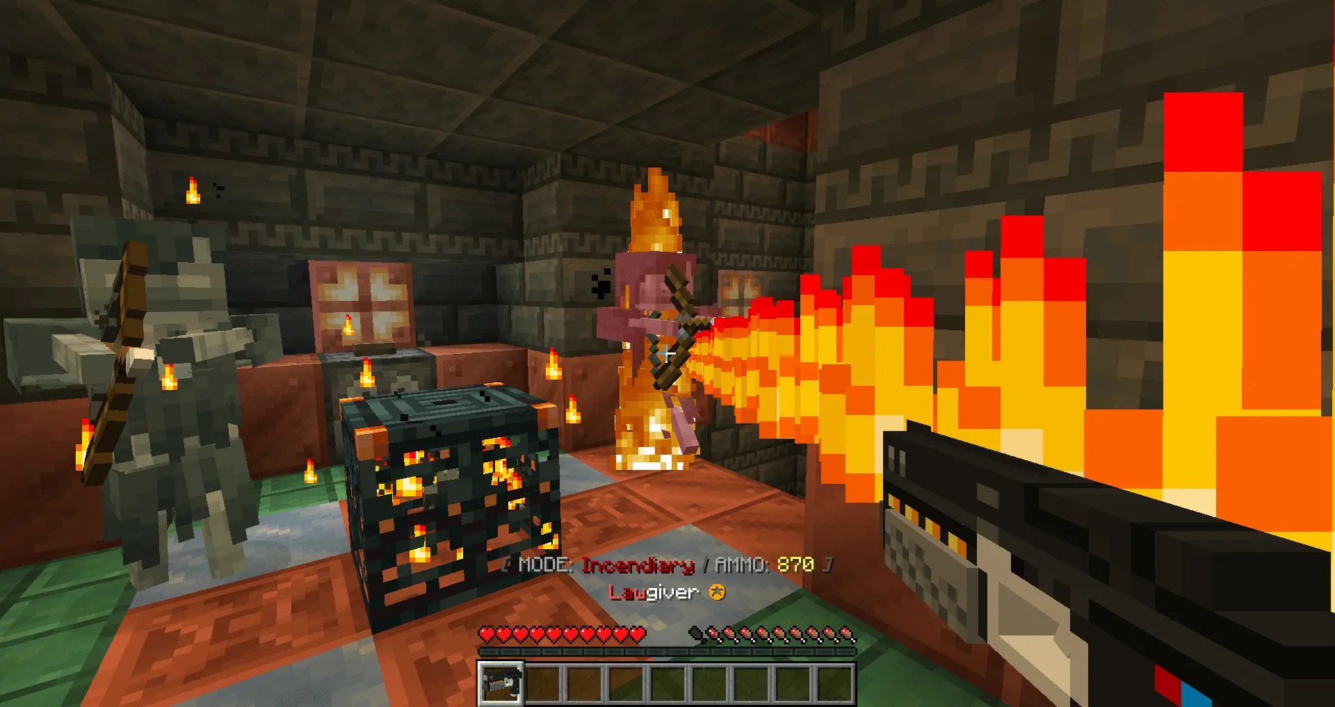 Judge Dredd Lawgiver, Дата-паки, Minecraft