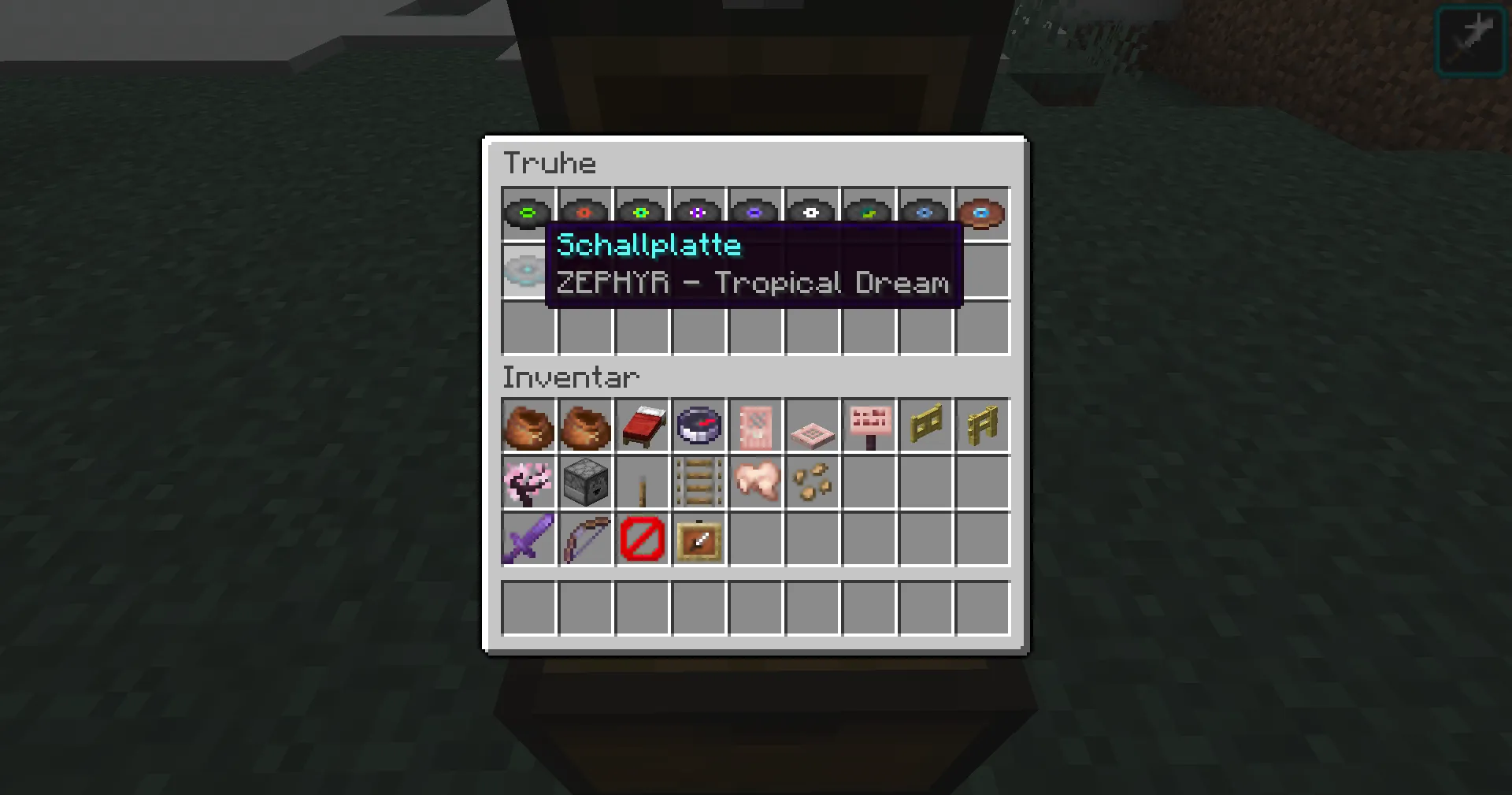 Demon Textures music addon, Текстуры, Minecraft