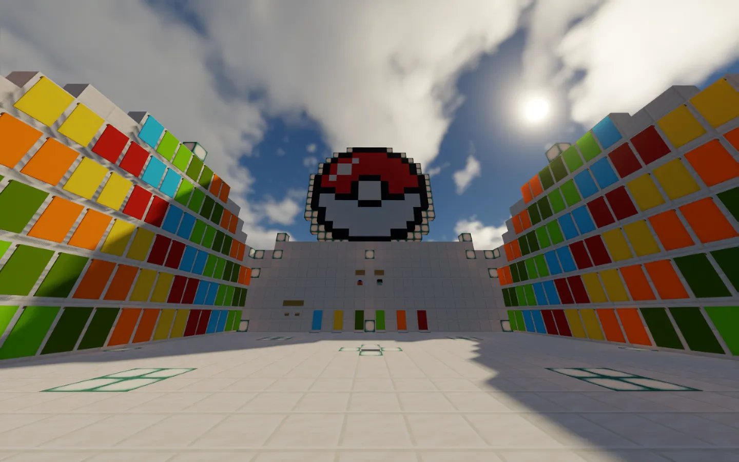 Lucky Block Race Map, Карты, Minecraft
