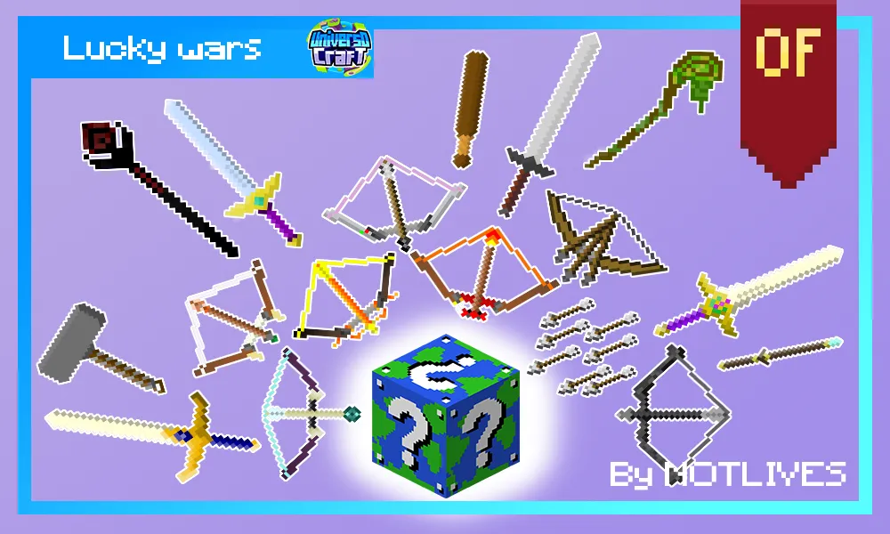 NOTLIVES's Lucky Wars "Universocraft" Version — скриншот 1 (Текстуры, Minecraft)