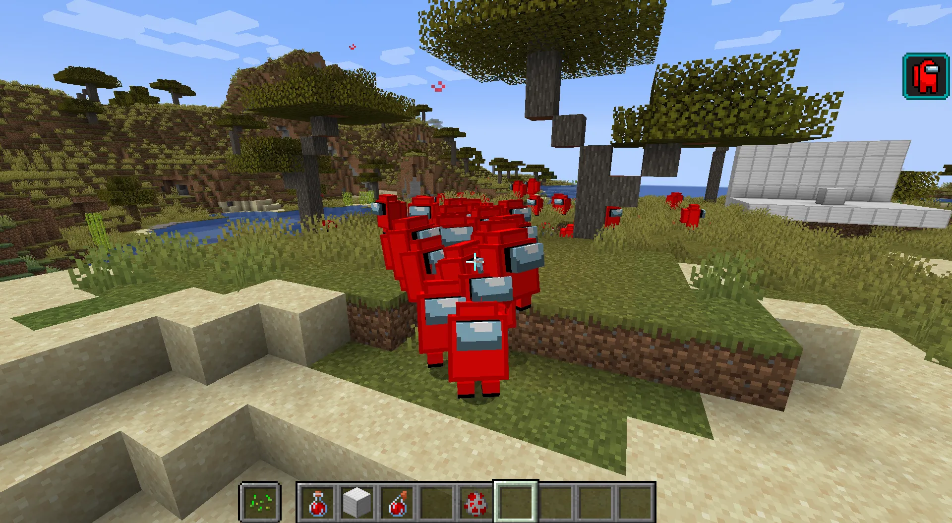Amongus Potion — скриншот 1 (Моды, Minecraft)