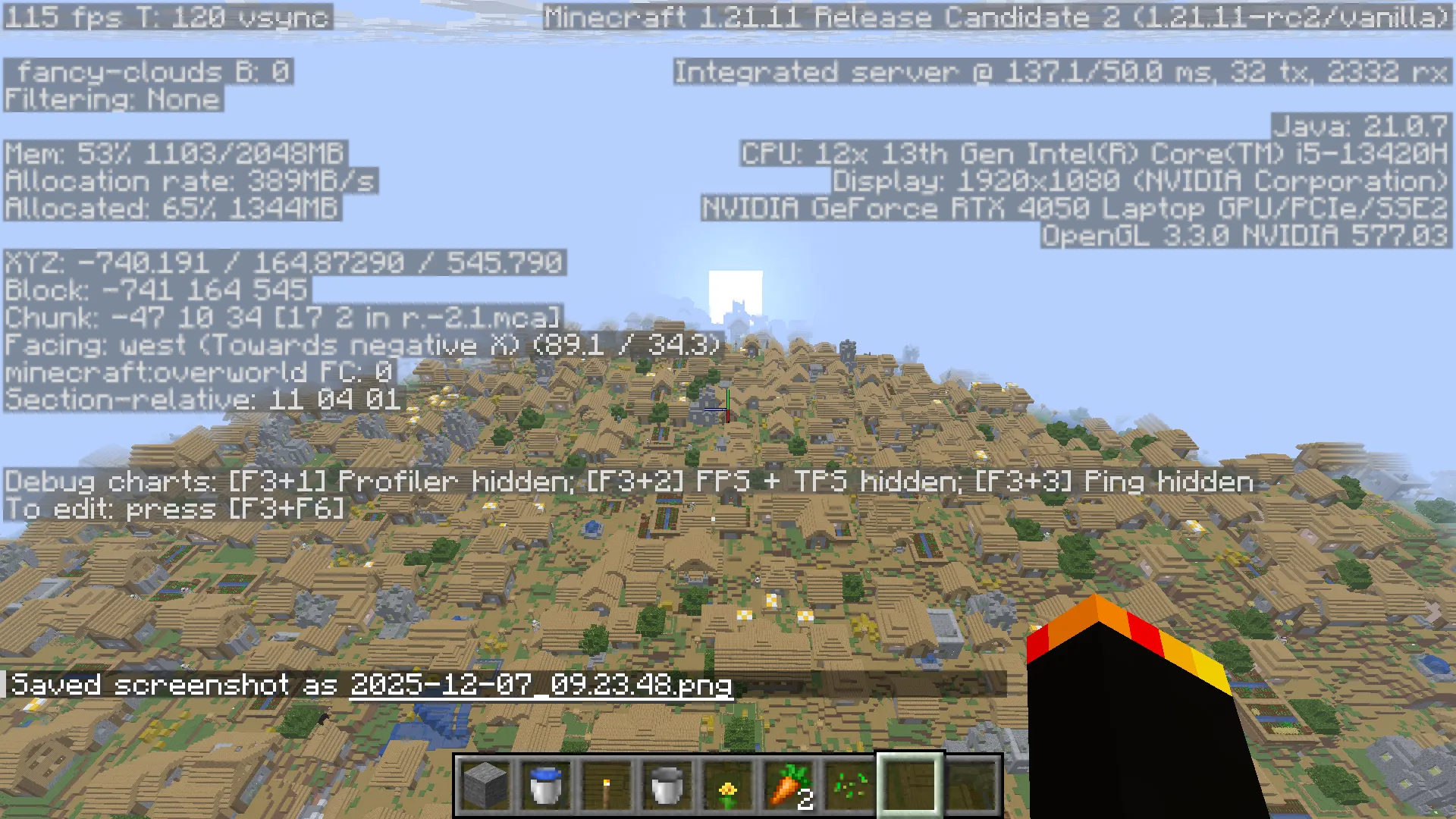 Villages everywhere datapack — скриншот 2 (Дата-паки, Minecraft)