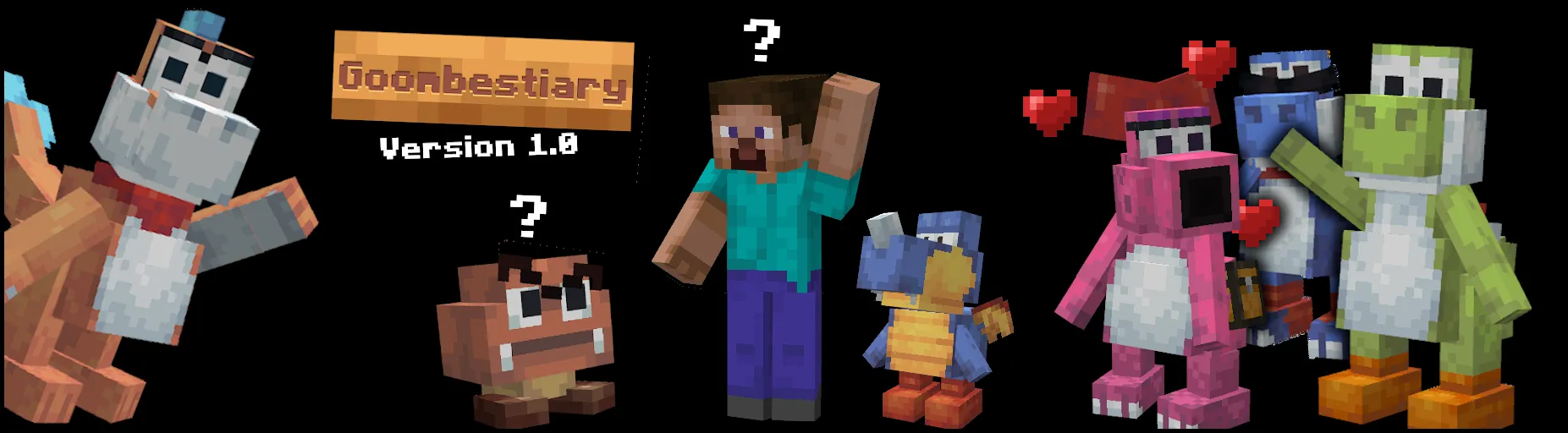 The Goombestiary (Super Mario), Текстуры, Minecraft