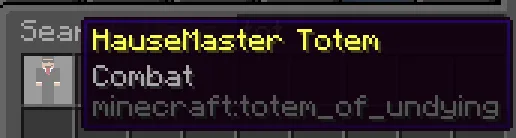 HauseMaster Totem Of Undying — скриншот 3 (Текстуры, Minecraft)