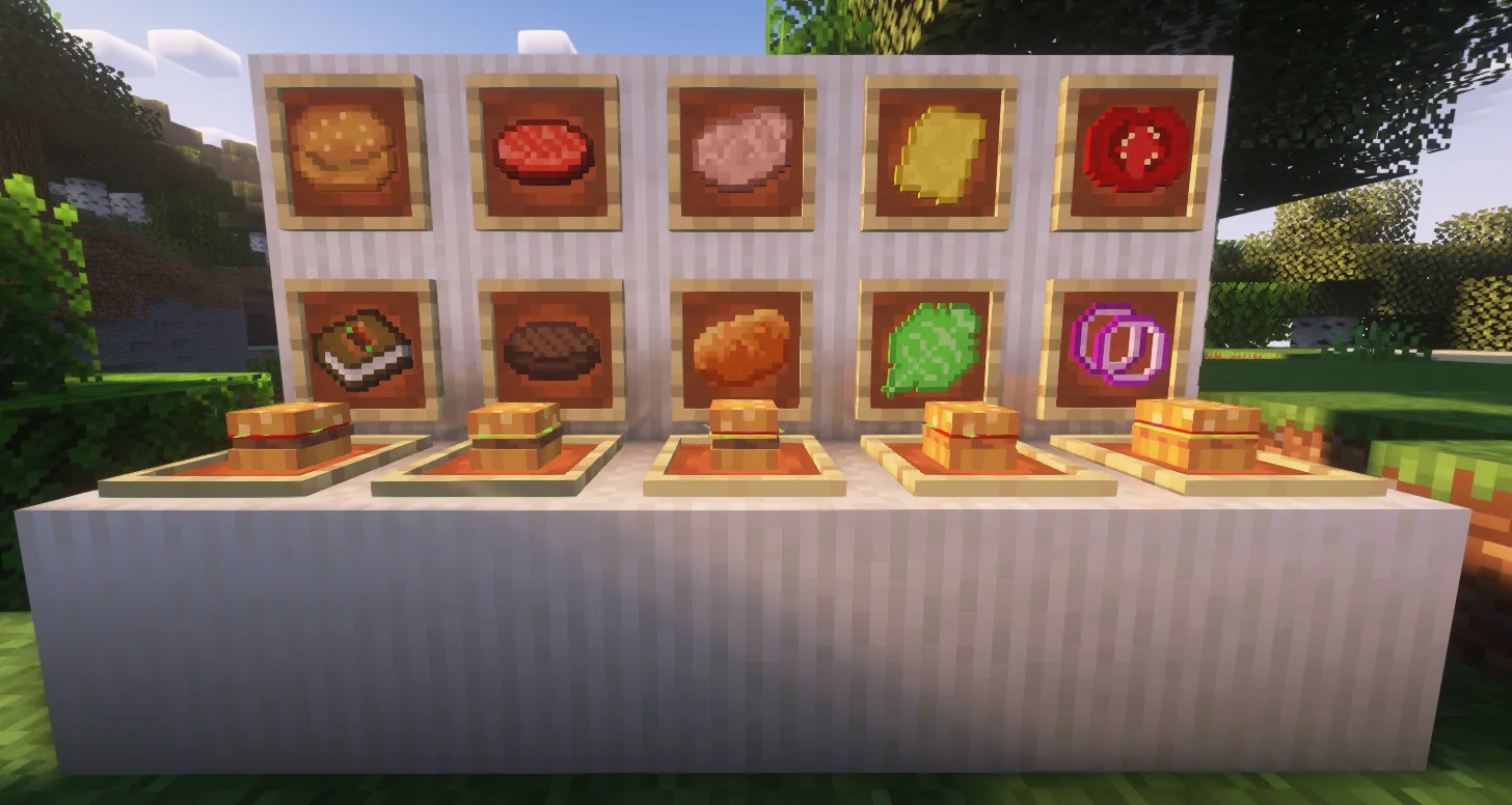RPG Burgers — скриншот 2 (Моды, Minecraft)