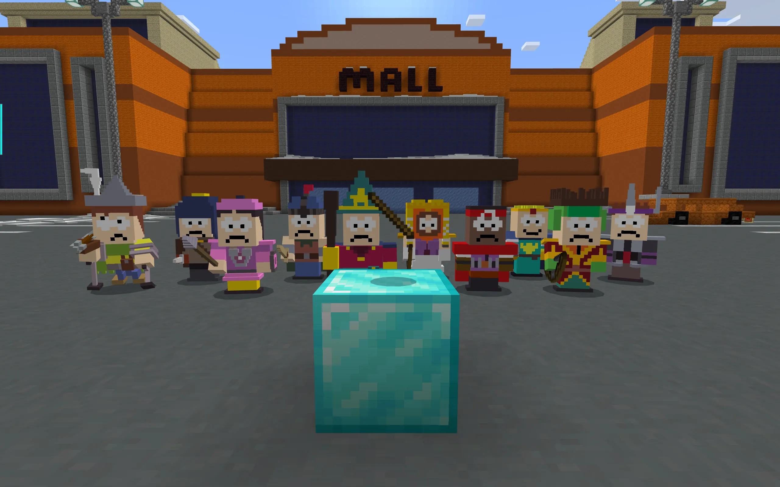 South Park — скриншот 1 (Аддоны, Minecraft)