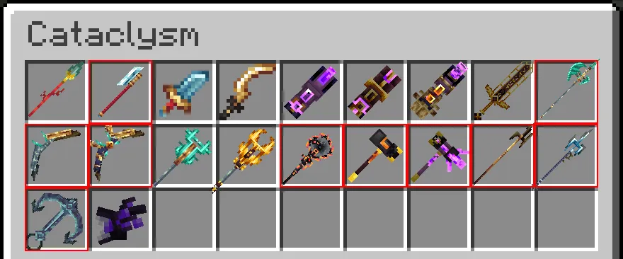 Better Cataclysm Combat, Дата-паки, Minecraft