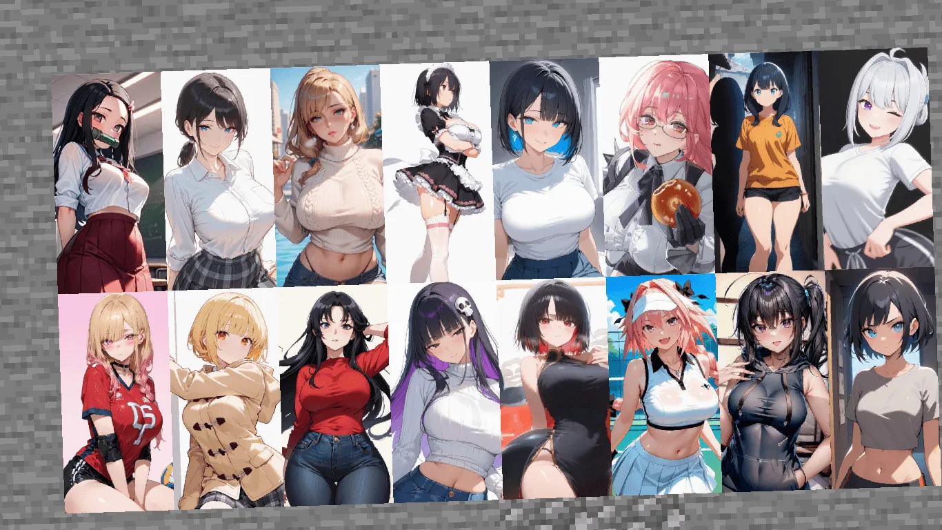anime waifu Beds #20 — скриншот 1 (Текстуры, Minecraft)