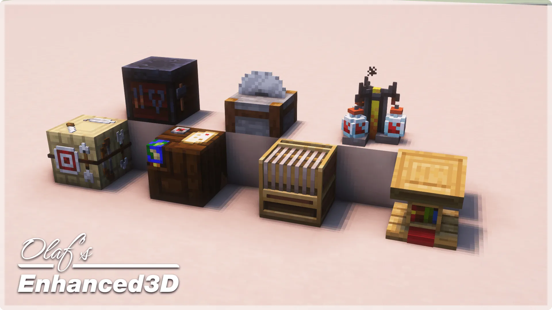 Olaf's Enhanced 3D — скриншот 15 (Текстуры, Minecraft)