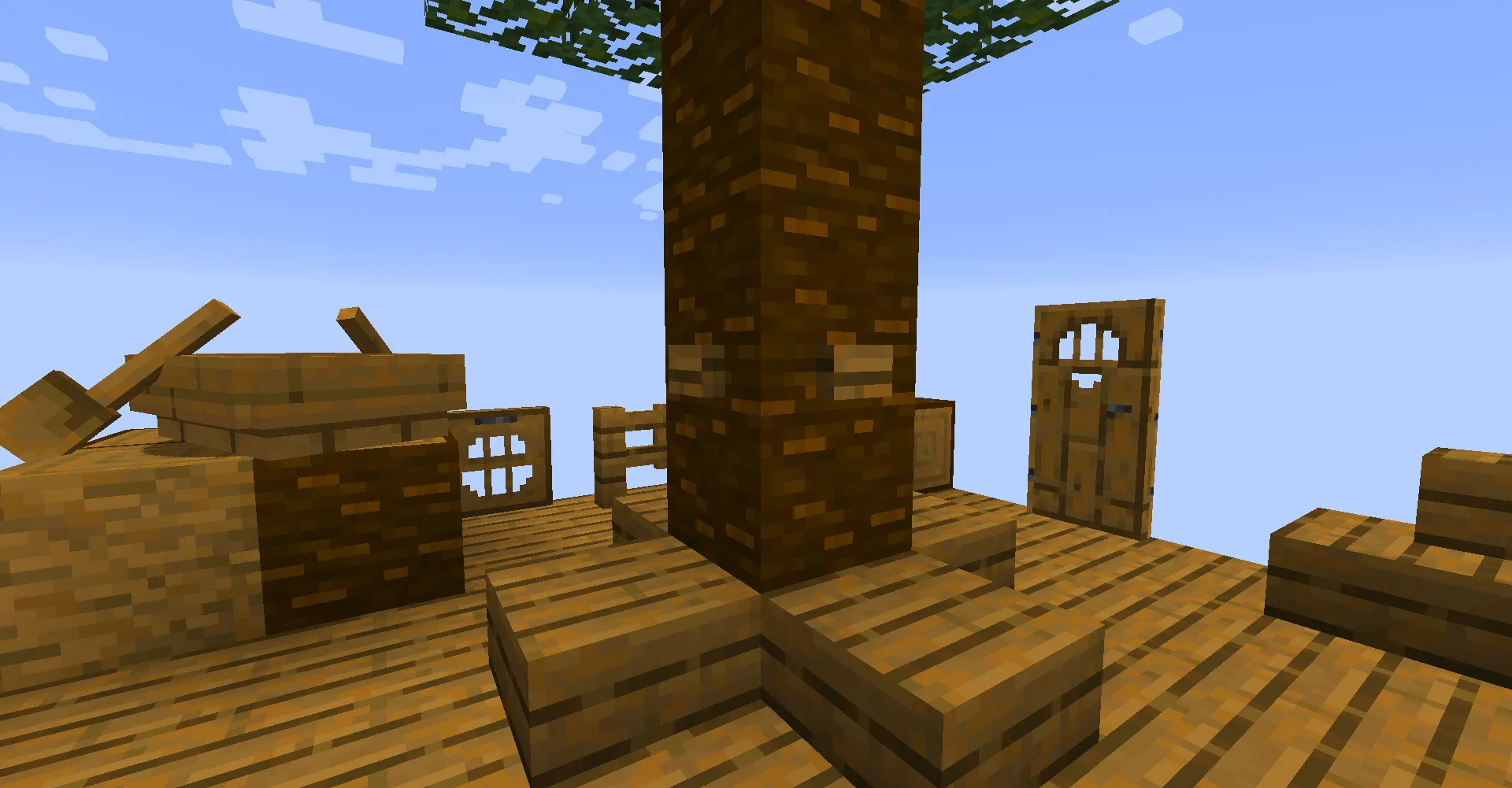 ALBOE - Pack 1 - The Wooden Pack | Part 1 - Yellowood — скриншот 3 (Текстуры, Minecraft)