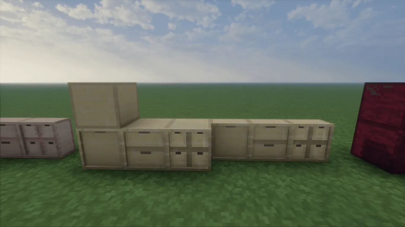 Storage Drawers Ashen Compat, Текстуры, Minecraft