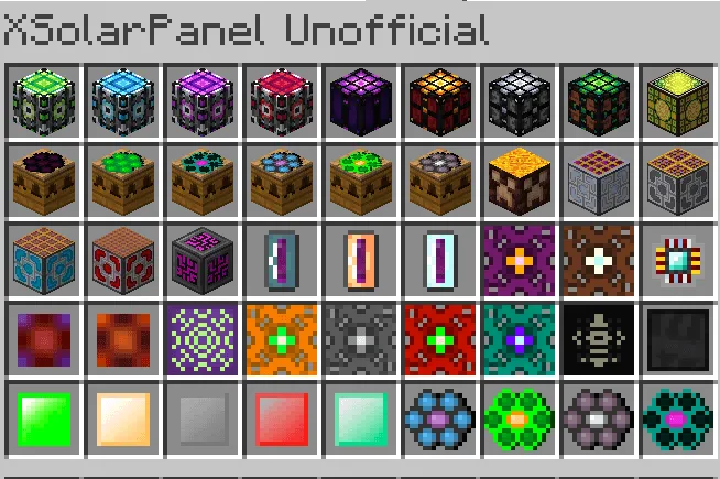 XSolarPanel  — скриншот 3 (Моды, Minecraft)