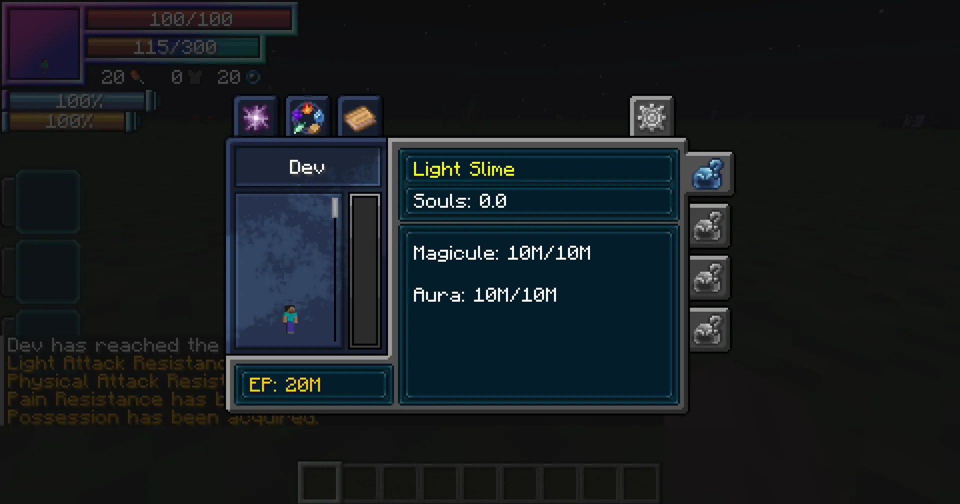 Tensura Expanded, Моды, Minecraft