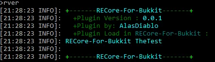 RE: Core for bukkit — скриншот 1 (Плагины, Minecraft)