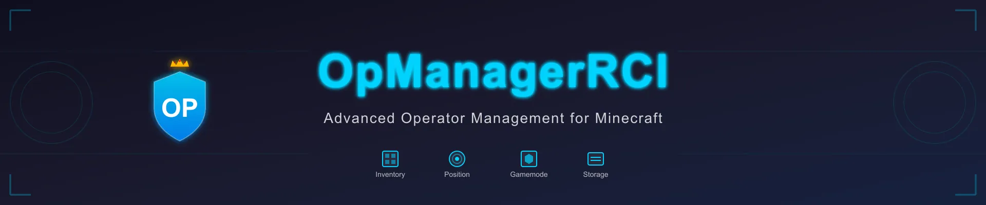 OpManagerRCI — скриншот 1 (Плагины, Minecraft)