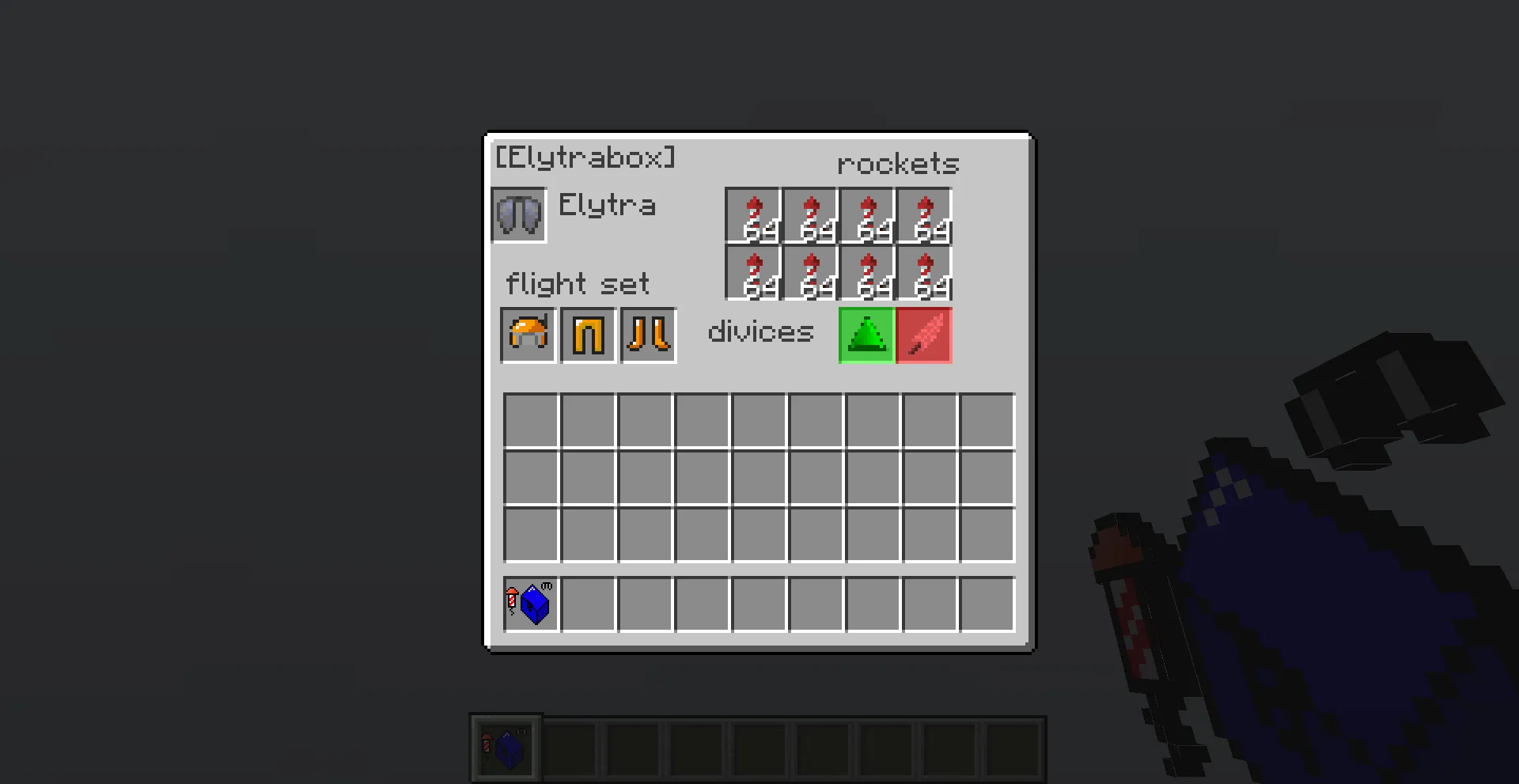elytras and wings, Моды, Minecraft