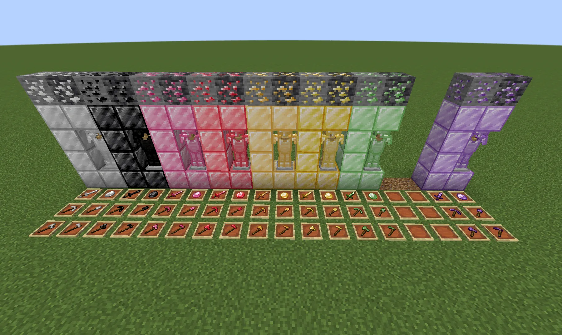 New Diamonds, Моды, Minecraft