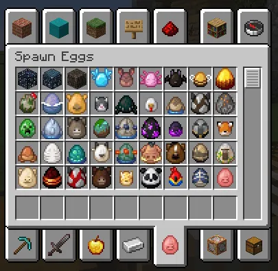 Spawn Eggs Backport, Текстуры, Minecraft