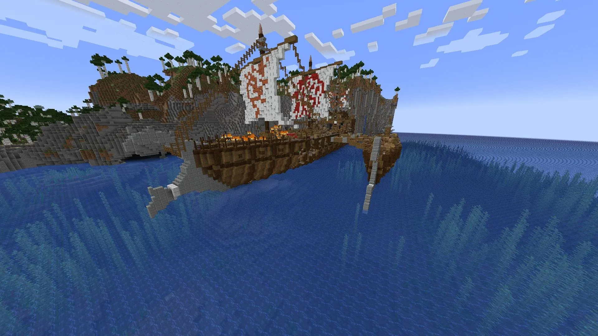 Isle of Berk Reimagined — скриншот 1 (Модпаки, Minecraft)
