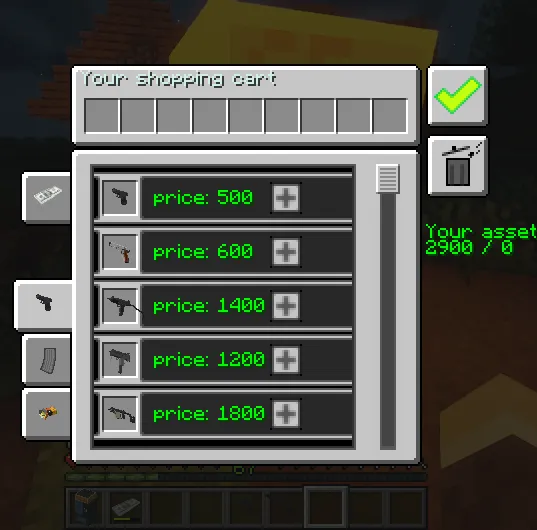 Guns & Economy, Моды, Minecraft