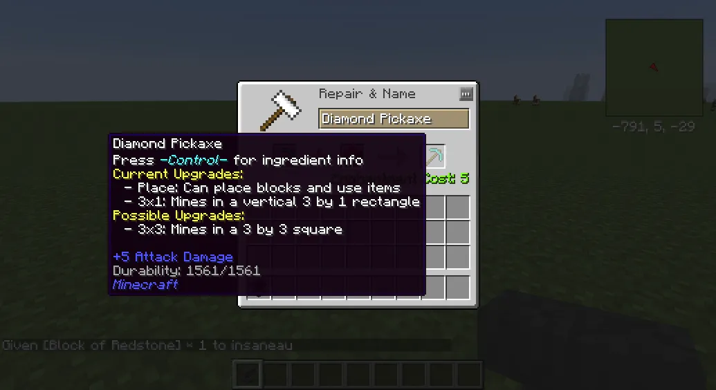 ToolUtilities, Моды, Minecraft