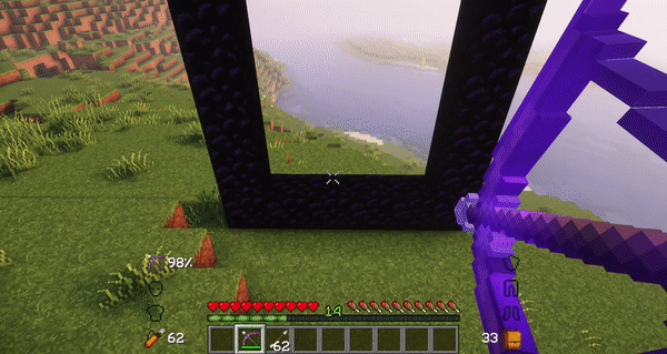Flaming Portals (plugin) — скриншот 1 (Плагины, Minecraft)