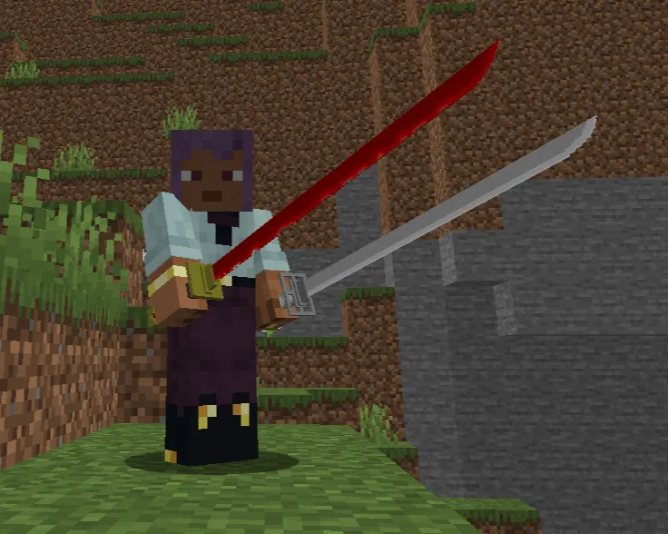 Anime Weapons, Моды, Minecraft