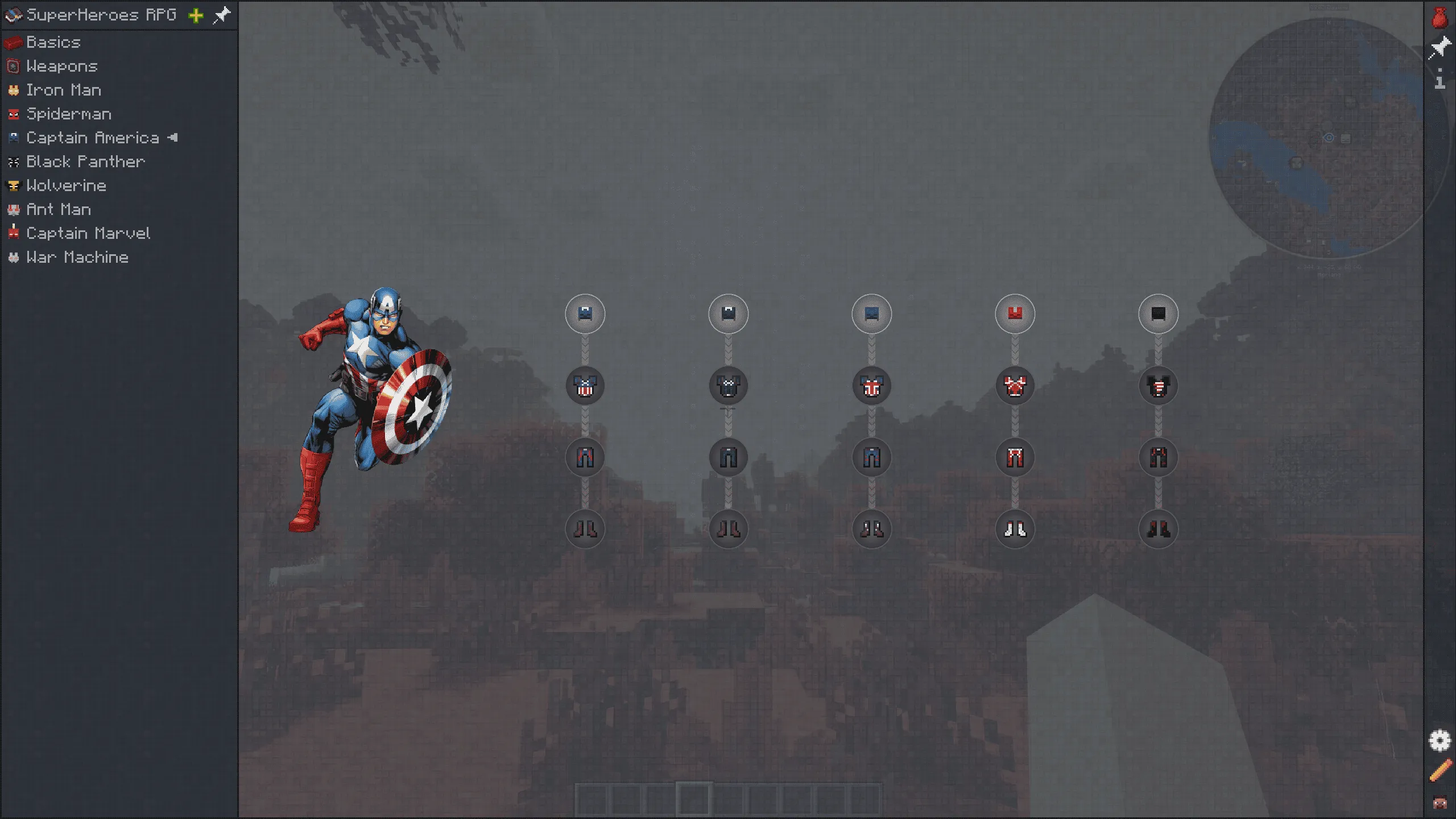 SuperHeroes RPG - IronMan, Spiderman... | Superheroes Quests, Модпаки, Minecraft