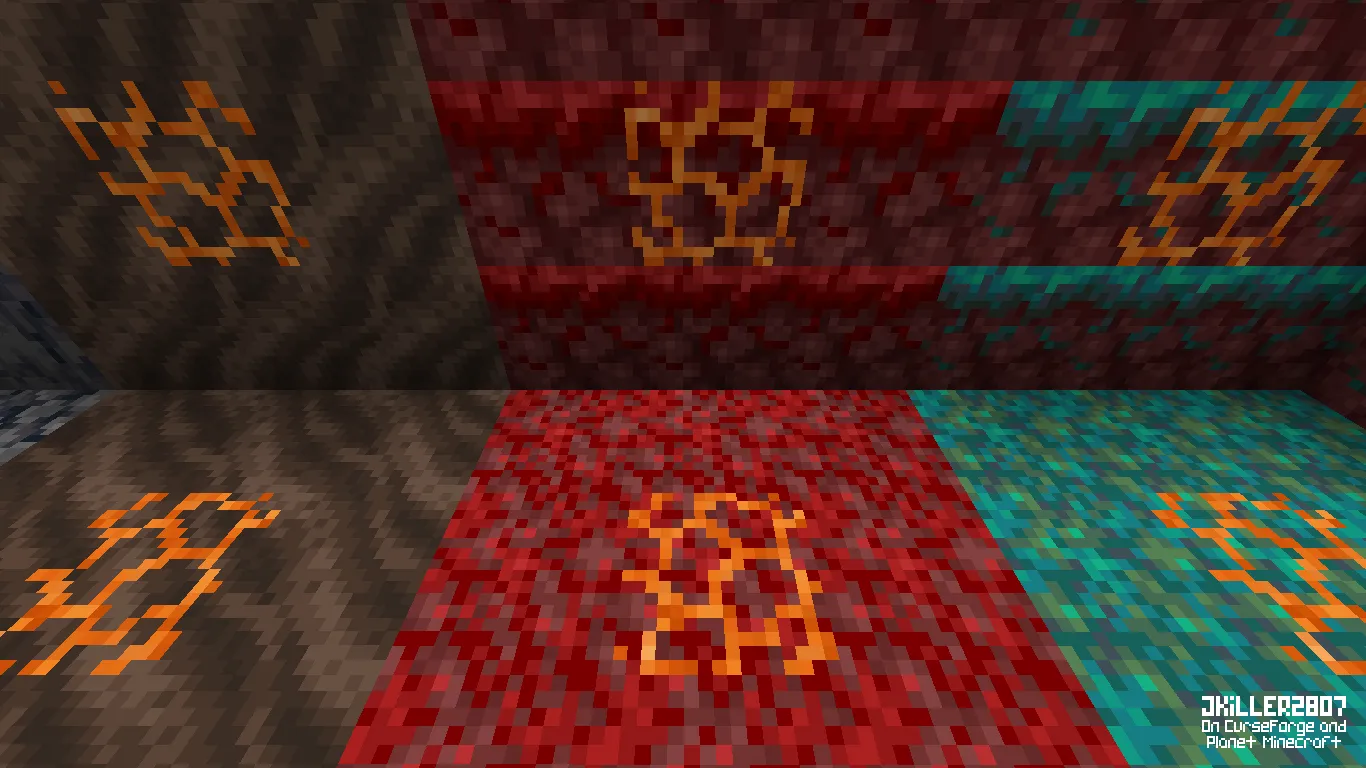 Magma Variants, Текстуры, Minecraft