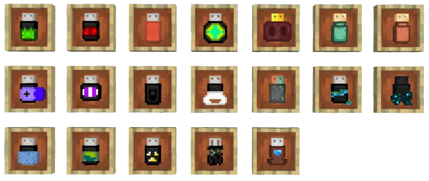Flash Drive Discs — скриншот 1 (Текстуры, Minecraft)