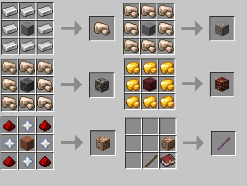 allows crafting of ores etc — скриншот 2 (Моды, Minecraft)