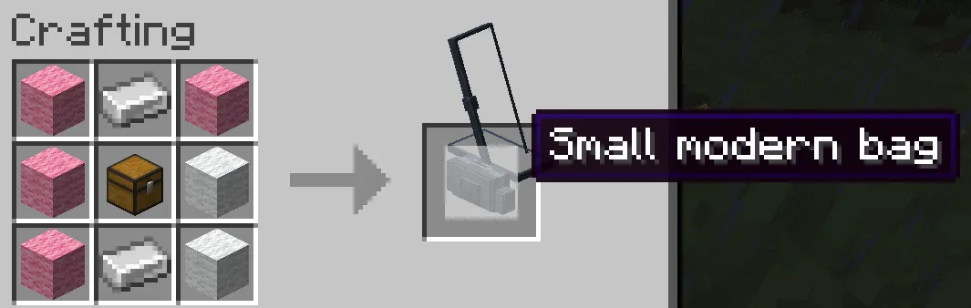Everything bag, Моды, Minecraft