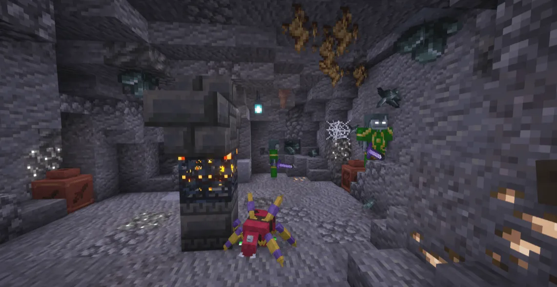 Professor Porker's Legendary Dungeons — скриншот 1 (Дата-паки, Minecraft)