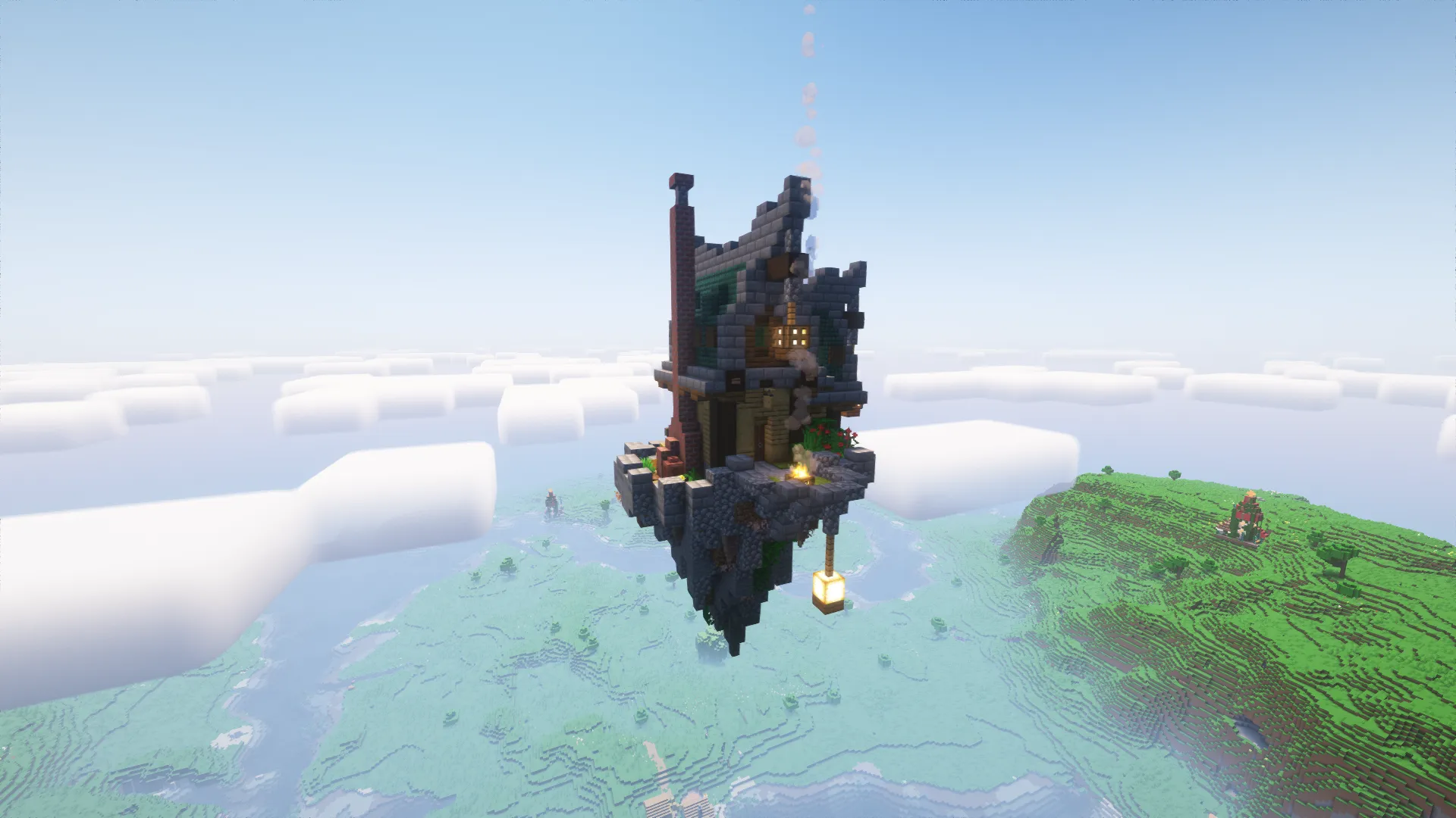 George's flying island, Моды, Minecraft