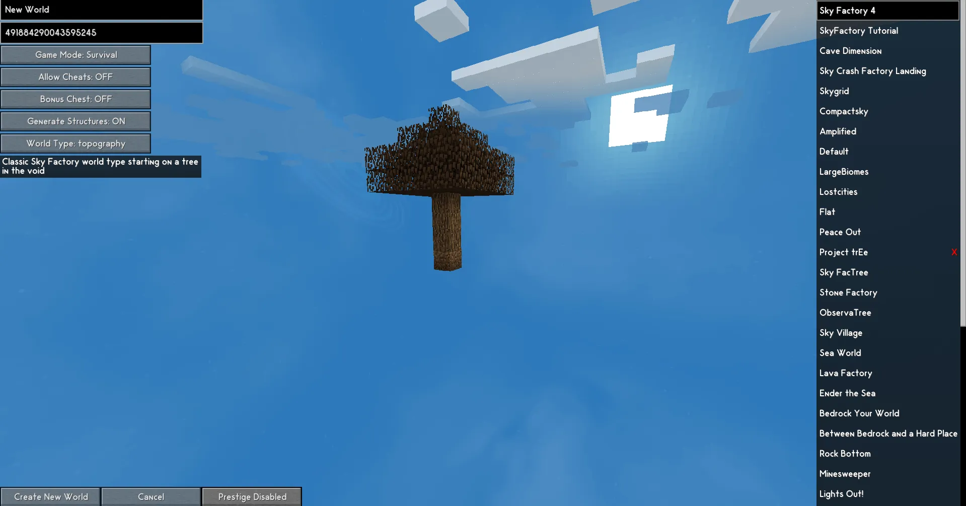 Crimson Sky SMP (Skyblock+Revive) — скриншот 2 (Модпаки, Minecraft)